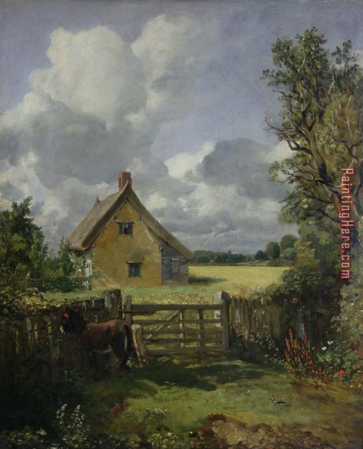 John Constable Cottage in a Cornfield
